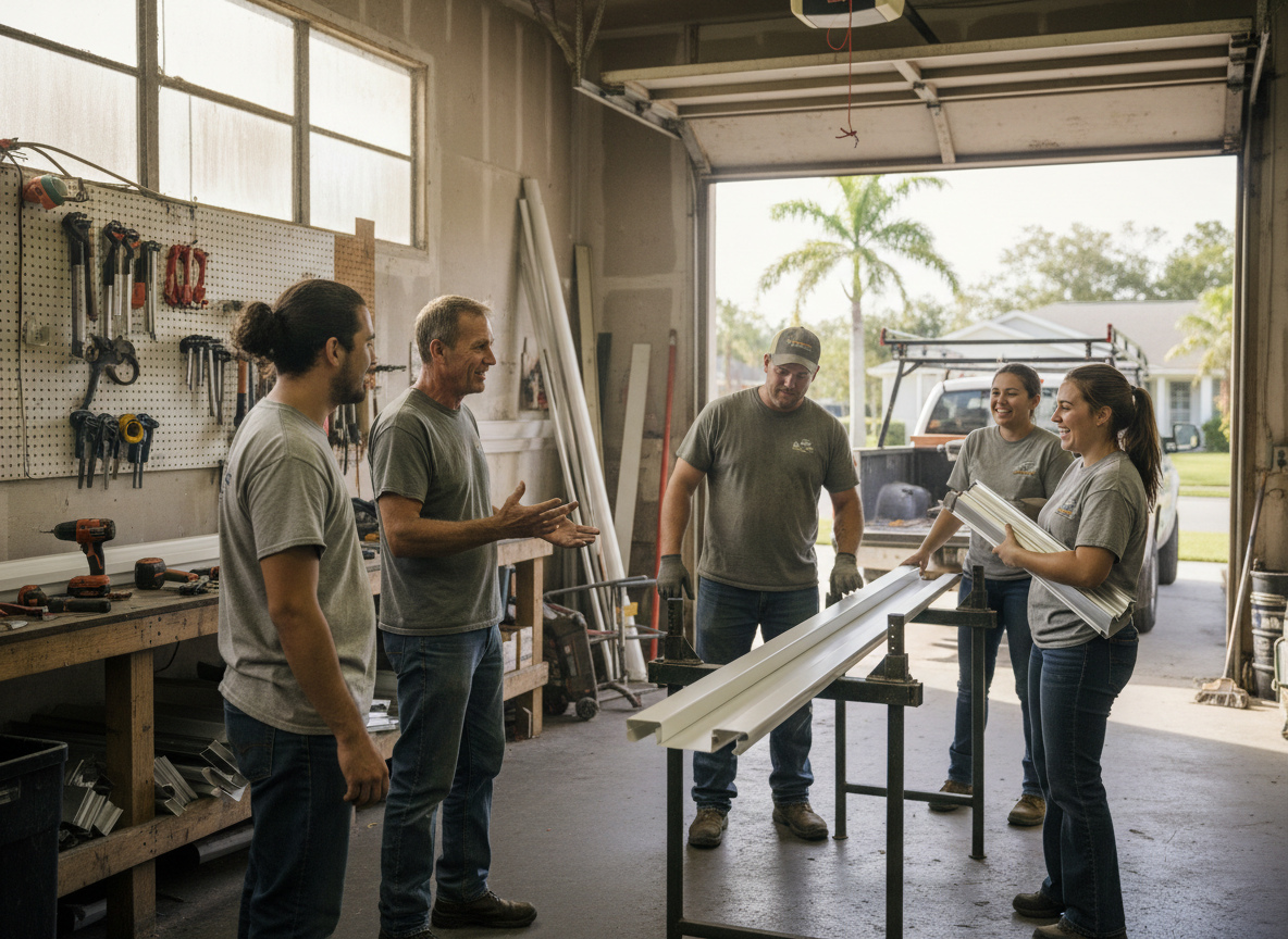The Port Orange Gutter Installation team