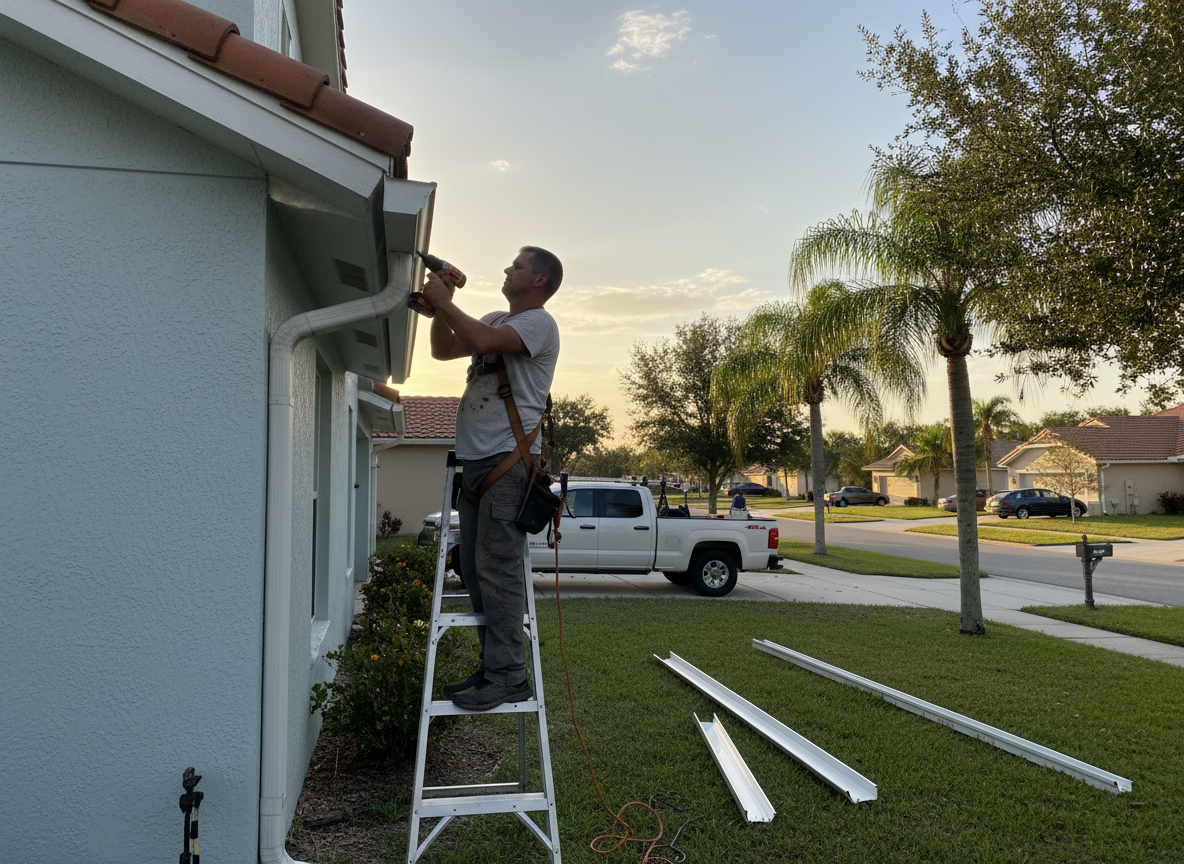 Rain Gutter Installation in Port Orange, FL