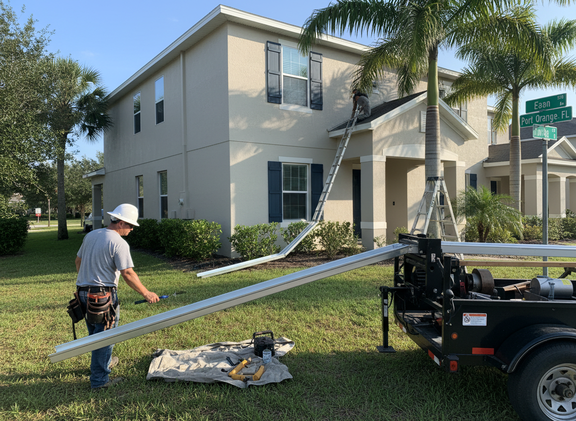 Seamless Gutter Installation in Port Orange, FL